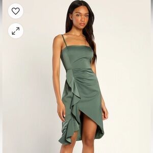 Sage Green Midi Dress